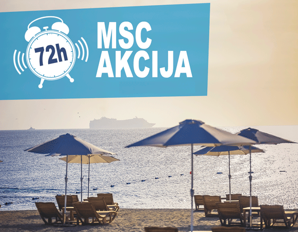 Msc krstarenja akcija 72h