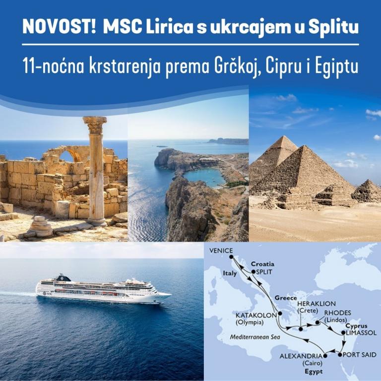 MSC Lirica Split 2026