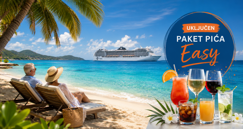 MSC Poesia - uključen paket pića Easy