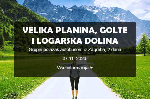 Velika planina, Gote i Logarska dolina